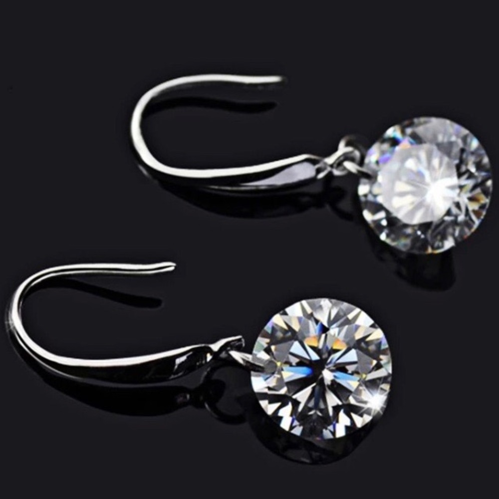 New Luxury 925 Sterling Silver Earrings - Picture 5 of 7